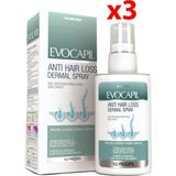 Zemira Evocapil Saç Dökülmesine Karşı Dermal Sprey, 60 Ml, 3'lü Set - 0 - Siyah