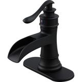Zemira Eyekepper Banyo Musluk Şelale Lavabo Armatürü Yağla Ovulmuş Bronz, 9197N