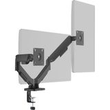 Zemira F180 Slim 17-32” Ikili Monitör Standı Siyah (Maks: 9kg) - 01-Siyah
