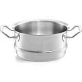 Zemira Fissler Profesyonel Koleksiyon/paslanmaz Çelik Buhar Ünitesi (Çap 20 Cm) Tencere Seti, Ind - 00 Beyaz