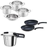 Zemira Fissler Vitaquick Edition 6 Litre Düdüklü Tencere + Profi Tencere Tava Seti - 00 Beyaz