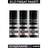 Zemira Fontenay Saç Dolgunlaştırıcı Keratin Fibers Kahve Topik Saç Tozu 50GR X3