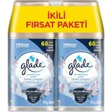 Zemira Glade Otomatik Sprey Yedek 2'li Temiz Çarşaf Ferahlığı (2X269 Ml) - 108 cm - 00-Siyah - Beyaz