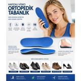 Zemira Hafızalı Visko Ortopedik Tabanlık, Memory Foam Teknoloji, Iç Ayakkabı Tabanı, Topuk Dikeni, Rahat, - --