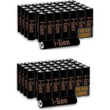 Zemira I-Gen A173 Ultra Alkalin 40'lı Paket LR03 1.5V Aaa Ince Kalem Pil + 40'lı Paket Lr6 1.5V Aa Kalem P - Bej - 1 Adet