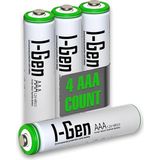 Zemira I-Gen B164 4 Adet Aaa 900 Mah Edilebilir Ince Kalem Pil 1.2V Ni-Mh Şarjlı Pil - Bej - 1 Adet