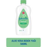 Zemira Johnson's Baby Nemlendirici Besleyici Aloe Vera Bebek Yağı 500 ml - 0 - 1 Ay