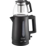 Zemira Kiwi KTM-2907 Çay Yapma Makinesi, 1.8 L Kettle 0.9 L Demlik Kapasitesi, Siyah - 01-Mavi
