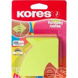 Zemira Kores 70 x 70 mm (Ok Işareti), Fantasy Yapışkanlı Not Kağıdı ile 5 Neon Renkler, 250 Adet) - --