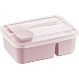 Zemira Life Lunch To Go 3 Bölmeli Beslenme Kabı – Sosluklu, Sızdırmaz Kapak, Bpa Içermez, 920 ml + 4 - 00-Siyah - Beyaz