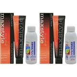 Zemira Maxstyle SPS600 Argan Keratin 2025/000 Naturel Açıcı 60 ml 2 Adet Saç Boyası + 2 Adet 90 ml Oksi