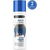 Zemira Mech 24 Saate Kadar Etkili Renkli Saç Spreyi Sky 150 ml 2 Adet - 0 - Siyah