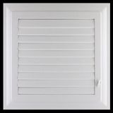 Zemira Menfez Banyo Wc Tuvalet Havalandırma Plastik Panjur Beyaz 55X55 cm