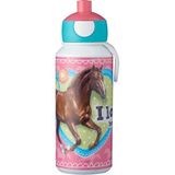 Zemira Mepal Su Şişesi 400 Ml, At Desenli - 00-Siyah - Beyaz