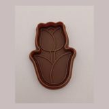 Zemira Mizaku Lale Şeklinde Kurabiye Kalıbı - 10 cm - 001-Renkli