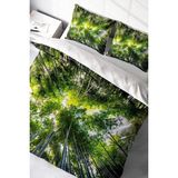Zemira Monohome King Size Forest 1 Naturel Çift Kişilik Nevresim Takımı 220X240CM, MONOHOME49157 - 001-Renkli