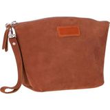 Zemira Muted Chestnut – Deri Makyaj Çantası