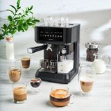 Zemira Mycaffe Barista S10 Entegre Süt Hazneli, Espresso, Latte Cappuccino Makinesi Matte Black - 00-Siyah - Beyaz