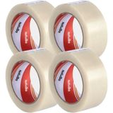 Zemira Nekuba Koli Bandı 4 Adet 45X100 Şeffaf (Gergedan) 45MM, Uzunluk Net 100 Metre, Basınca Gerili - --
