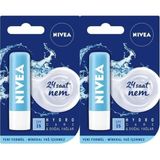 Zemira Nivea Hydro Care Spf 15 Güneş Korumalı Dudak Bakım Kremi 4,8g X2 Adet