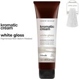 Zemira Nook Kromatic Cream White Gloss Saç Maskesi, 150ML, Pigmentsiz, Vegan, Cam Saç Etkisi Yoğun Parl
