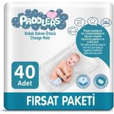 Zemira Paddlers Bebek Bakım Örtüsü 60X60 cm 40 Adet (4X10) – Alt Açma, Yatak - 001-Renkli