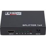 Zemira Parcbeny PM-12081 4 Port Splitter Dağitici 1.4V 4KX2K Görüntü Ses Kaynağını Aynı - Ahşap
