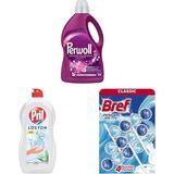Zemira Perwoll Hassas Sıvı Çamaşır Deterjanı Yenileme & Çiçek Cazibesi + Pril Losyon Aloe Vera Özlü Kaşmir - 108 cm - 00-Siyah - Beyaz