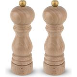 Zemira Peugeot 2/23386 Paris Karabiber Tuz Değirmeni Ahşap, Doğal, 5,7 x 5,7 x cm - 00-Siyah - Beyaz