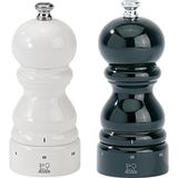 Zemira Peugeot Paris U Select Karabiber Tuz Değirmen Seti 12 cm Siyah Beyaz - 001 - Beyaz - 0,5 ml