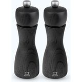Zemira Peugeot Tahiti Graphite Tuz Kara Biber Değirmeni 2’li Set 15 cm - 001 - Beyaz - 0,5 ml