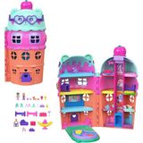 Zemira Polly Pocket Mikro Bebekler Ayıcık Temalı Büyük Dondurma Evi Oyun Seti Mobilya, Yiyecek Ev - 01-Mavi