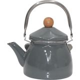 Zemira Pr Gray Emaye Demlik Kettle Küçük 1.1 Lt - 00 Beyaz