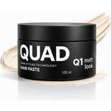 Zemira Quad Q1 Mat Saç Pastası & Wax 100 Ml, Güçlü Tutuş, Doğal Mat Görünüm, Hacim Artırıcı Saç Şekillendi - 0 - Siyah