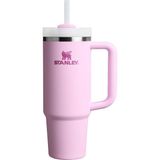 Zemira Quencher Pipetli Termos Bardak, 0.89 Litre, Kiraz Çiçeği (Cherry Blossom) - 00-Siyah - Beyaz