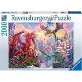 Zemira Ravensburger 167173 Ejderhalar Yetişkin Puzzle, 2000 Parça