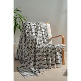 Zemira Rayme TEKSTIL%100 Pamuk Çok Amaçlı Örtü, Koltuk Şalı Tv Battaniyesi, 130X170 Cm, Dekoratif Ev Te - 001-Renkli - 1 x 32 x 27 cm