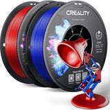 Zemira Resmi Cr Petg 3D Yazıcı Filament 1.75MM Paket 2kg (4.4lbs), Yüksek Hassasiyet, Güçlü Tokluk, Kokusu - 00-Siyah - Beyaz