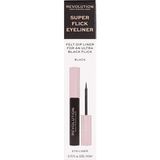 Zemira Revolution Flick Eyeliner, Felt Dip Liner, Siyah, 4.5ml