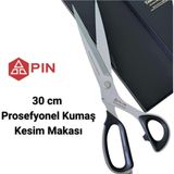 Zemira Sevdik Profesyonel Kumaş Kesim Makası 30 Cm, S250302522 - 001-Beyaz