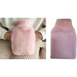 Zemira Sicak Su Torbasi Yan Cepli Pembe Peluş Termofor 27X17X2CM 750ML - --