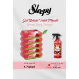 Zemira Sleepy 250 Adet Gül Kokulu Islak Havlu, Amber Oda Kokusu Hediyeli - 0 - 1 Ay