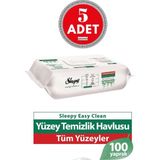 Zemira Sleepy Easy Clean Yüzey Temizlik Havlusu 100' Lü x 5 Adet