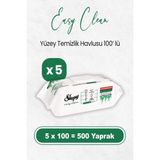 Zemira Sleepy Easy Clean Yüzey Temizlik Havlusu 100 x 5 Adet (500 Yaprak) - 0 - 1 Ay