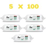 Zemira Sleepy Easy Clean Yüzey Temizlik Havlusu 100 Yaprak x 5 Adet