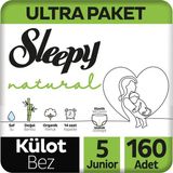 Zemira Sleepy Ultra Paket Külot Bez 5 Numara Junior 160 Adet