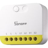 Zemira Sonoff Mini Duo-L Zigbee Akıllı Anahtar – Nötr Tel Yok, Zigbee 3.0, Çift Kanal, Kompakt Tasarım, Al - 000-Siyah