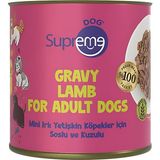 Zemira Supreme Dog Mini Irk Yetişkin Köpekler Için Soslu Kuzulu Konserve Mama, Yüksek Proteinli 200 gr - 0,035 gr