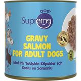 Zemira Supreme Dog Mini Irk Yetişkin Köpekler Için Soslu Somonlu Konserve Yaş Mama Yüksek Proteinli 200 - 0,035 gr