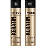 Zemira Syoss Keratin Sprey 400 ml - 2 Adet - Saç Onarıcı - 0 - Siyah